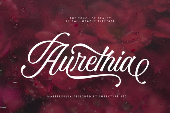 Aurethia: A Bold Script Font for Memorable Brand Identity
