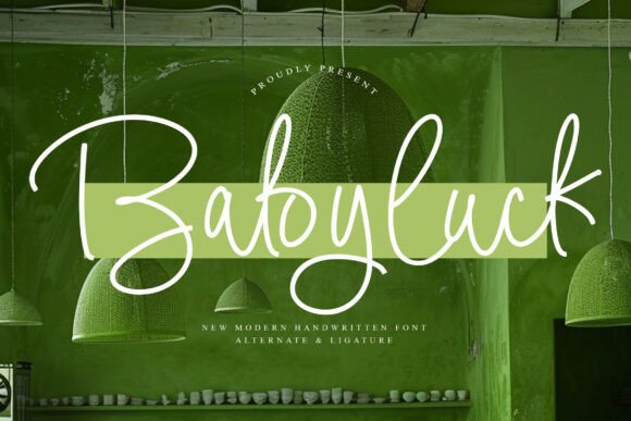 Babyluck Font: The Playful Typeface for Clear Campaigns
