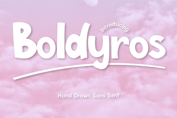 Boldyros: A Bold Sans Serif for Creative Projects