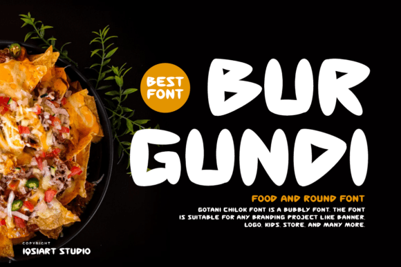 Burgundi Font: A Playful Sans Serif for Handmade Brands