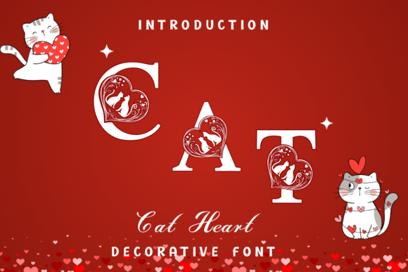 Cat Heart: The Decorative Font That Elevates Small Business Branding