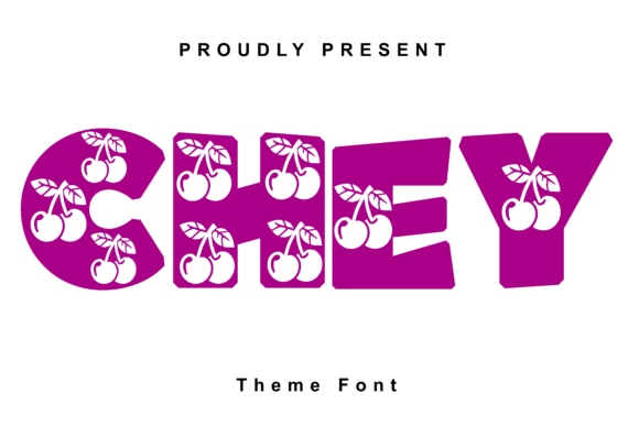 Chey: A Playful Display Font for Bold Brand Identity