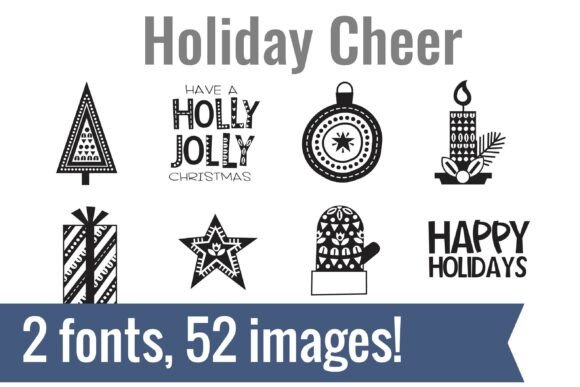 Elevate Your Brand with the Holiday Cheer Dingbats Typeface