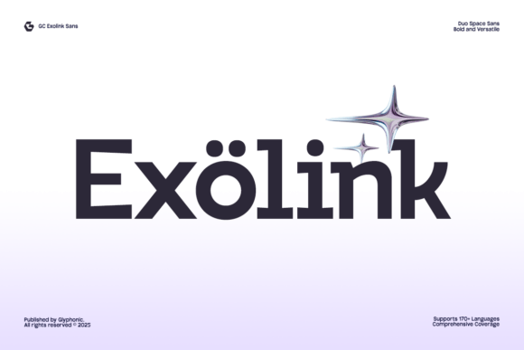 Exolink: A Bold Sans Serif for Modern Web Design