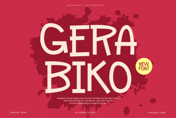 Gerabiko: The Bold Sans Serif Font Your Brand Needs