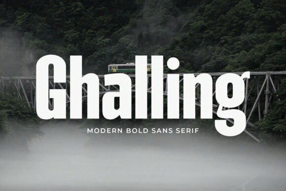 Ghalling: A Bold Sans Serif for Web Design