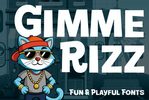 Gimme Rizz: A Playful Sans Serif Font for Bold Web Design