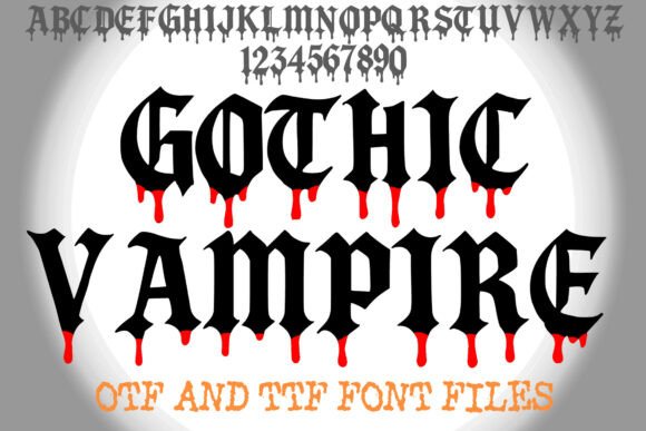 Gothic Vampire Font Review: A Bold Blackletter for Campaigns