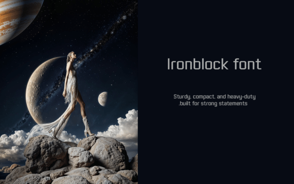 Ironblock Font Review: Bold Typography for Web Design