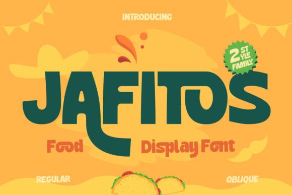 Jafitos: A Cheerful Font for Editorial Design