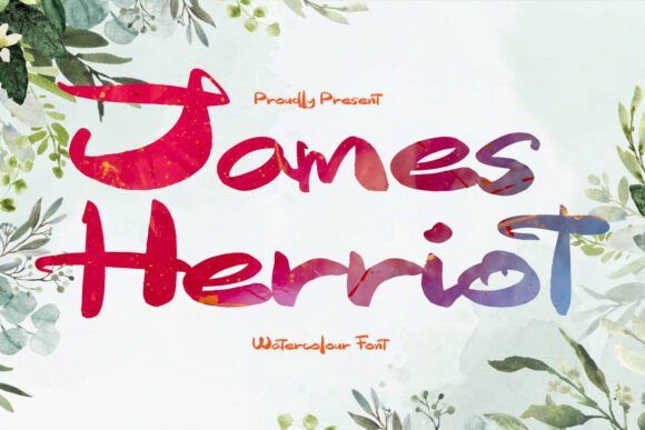 James Herriot Brush Font