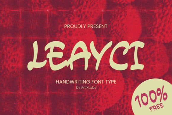 Leayci Font: Boost Campaign Energy with Bold Handwritten Type