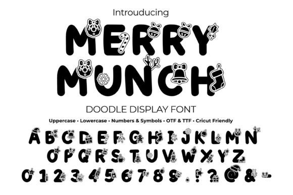 Merrymunch: A Playful Christmas Font for Handmade Holiday Goods