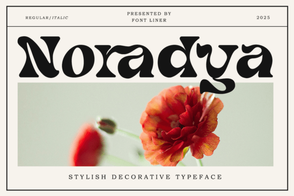Noradya: A Bold Serif Typeface for Modern Web Design