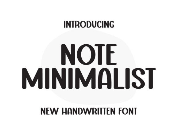 Note Minimalist Font