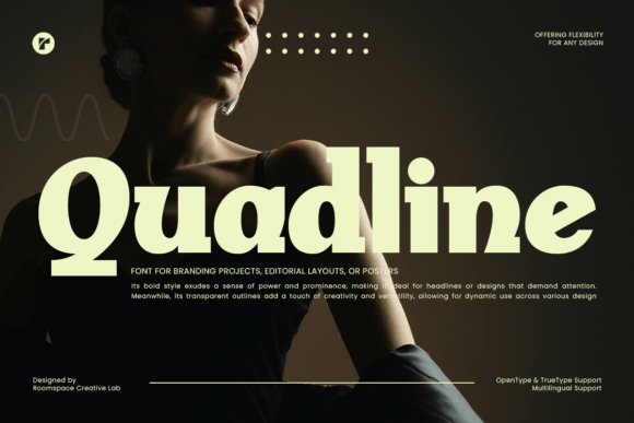 Quadline Font Review: Bold Sans Serif for Campaigns
