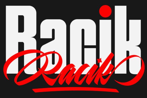 Racik Font Duo: Bold Typography for Handmade Brands