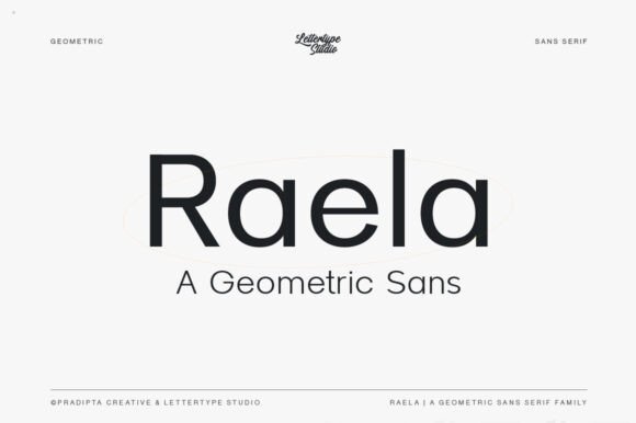 Raela: The Bold Sans Serif Font for Handmade Brands