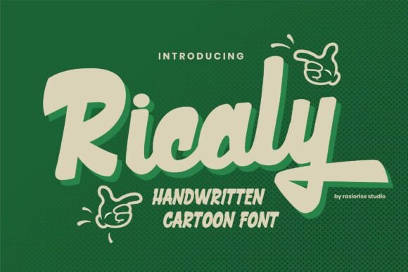 Ricaly: A Bold Handwritten Font for Creative Projects