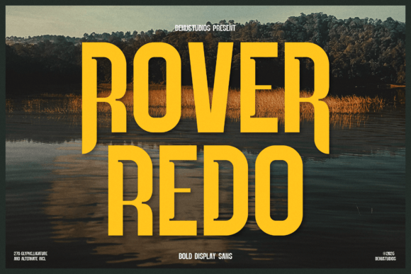 Rover Redo: A Trendy Typeface for Modern Web Design