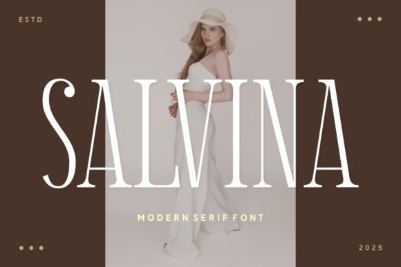 Salvina: The Modern Serif Font for High-Impact Branding