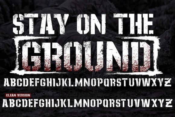 Stay on the Ground: A Bold Slab Serif Font for Makers