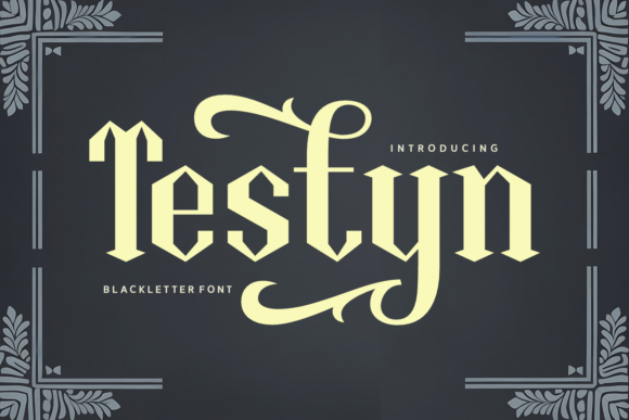 Testyn: A Bold Blackletter Font for High-Impact Campaigns