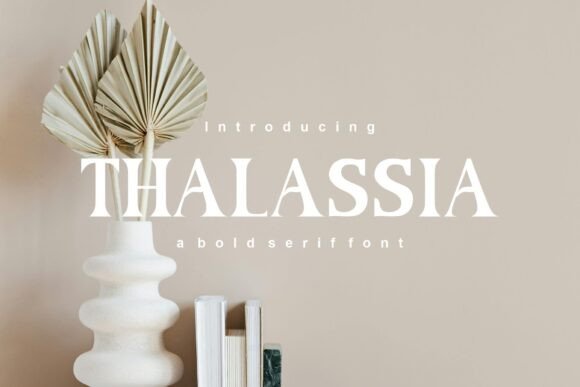 Thalassia Typeface: A Bold Serif for Modern Web Design
