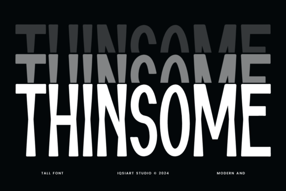 Thinsome: A Bold Font for Business