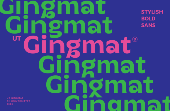 Ut Gingmat: The Modern Sans Serif Font for Crafters