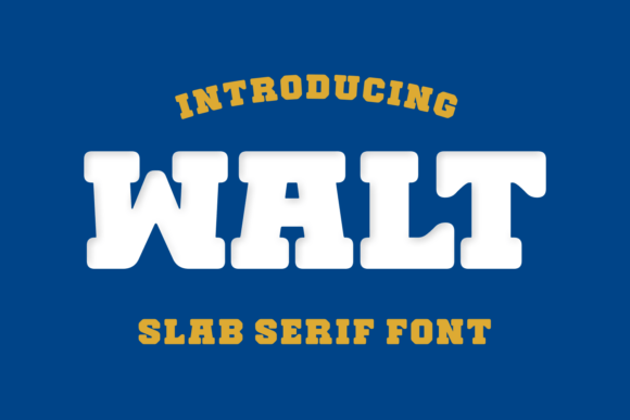 Walt: A Bold Slab Serif for Editorial Design