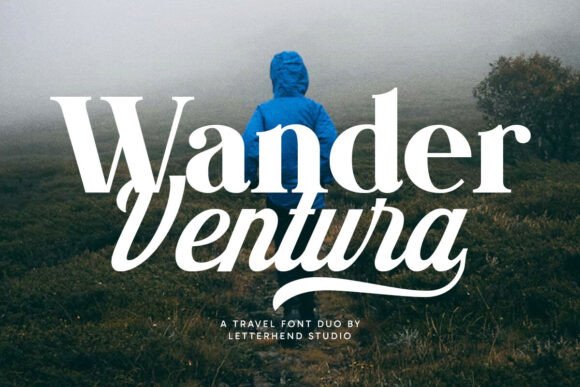 Wander Ventura: A Travel-Inspired Serif Font Duo for Bold Brands